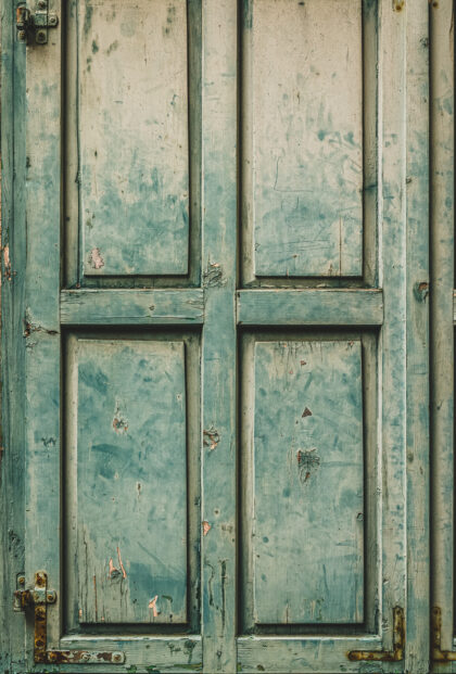 Tło Fotograficzne Rustic Green Shutter