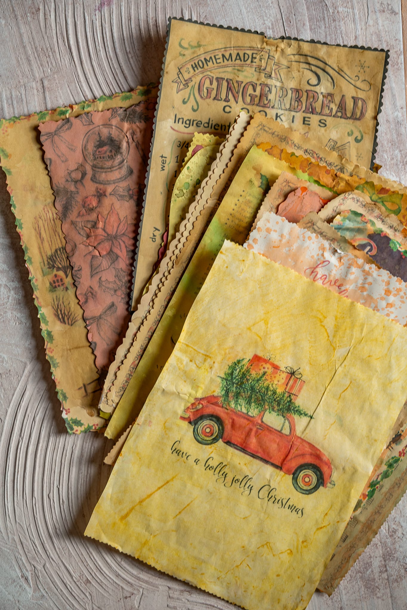 Kartki Vintage Christmas