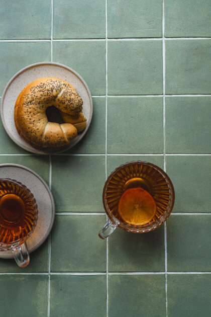 Tło Fotograficzne Fresh Olive Tiles