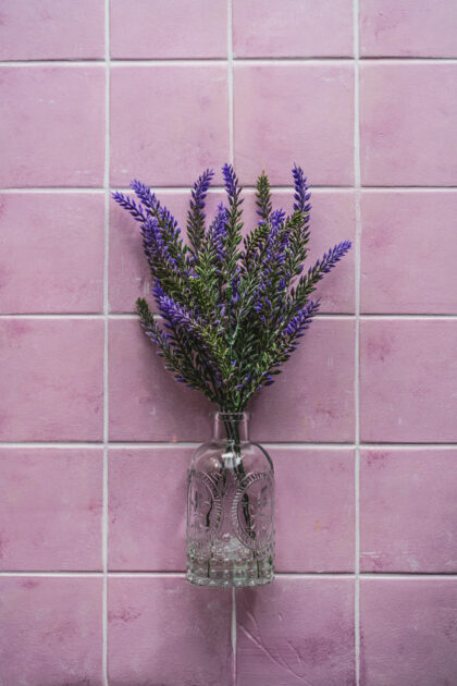 Tło Fotograficzne Baby Pink Tiles