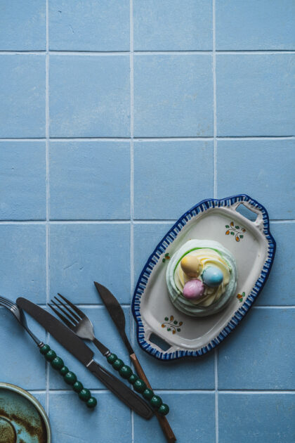 Tło Fotograficzne Baby Blue Tiles