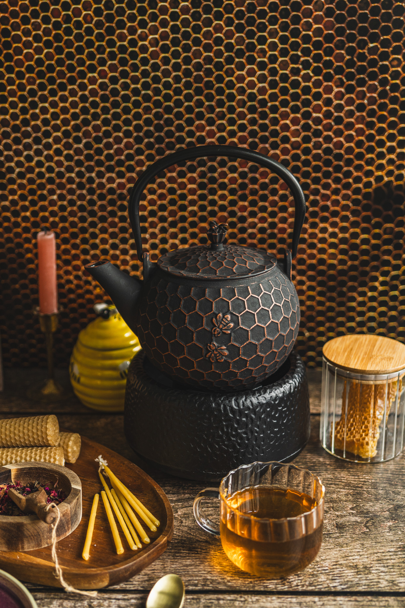 Tło Fotograficzne Honeycomb