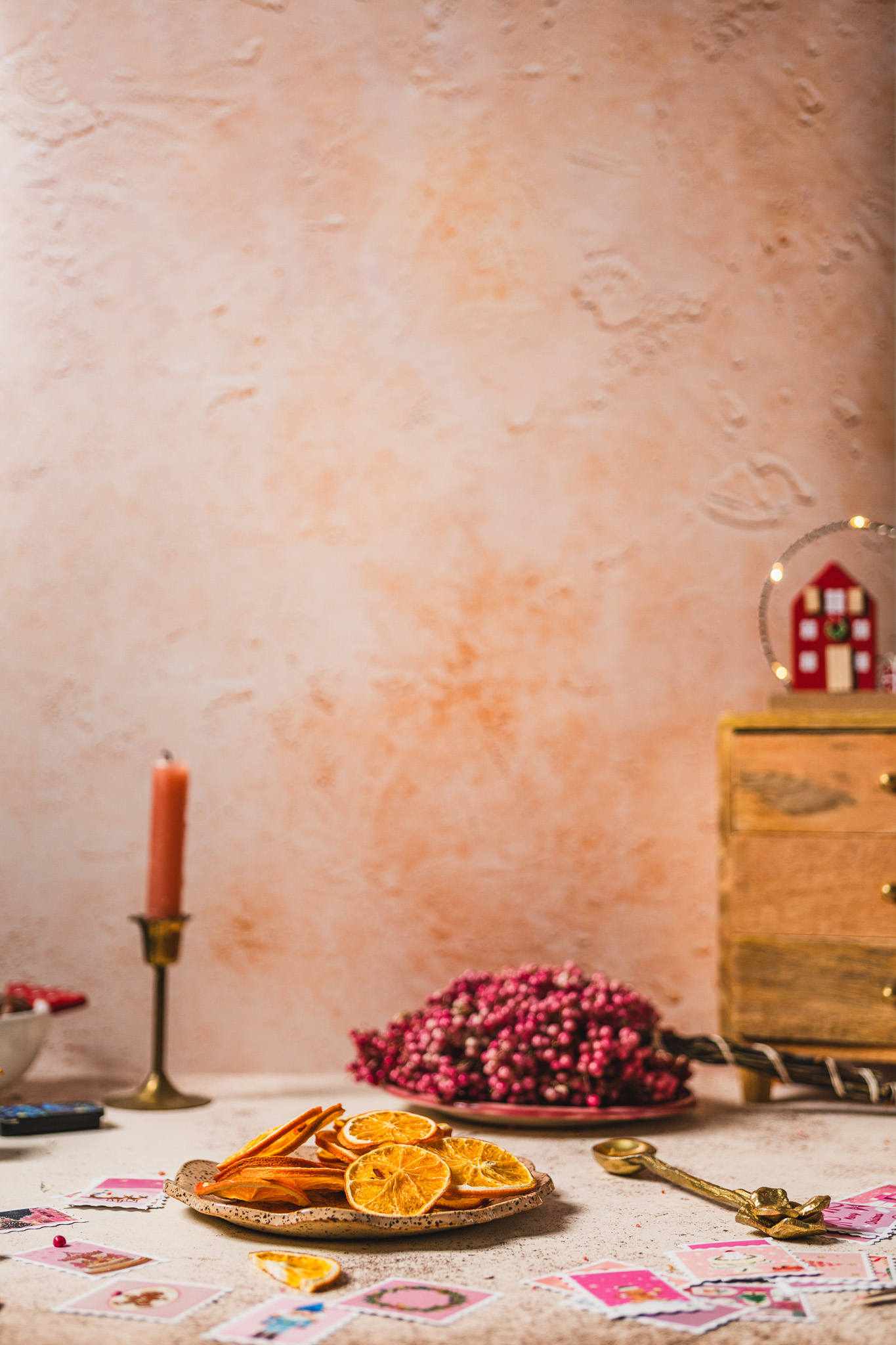 Tło Fotograficzne Creamy Apricot