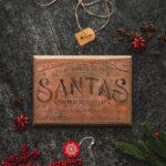 Deska ozdobna Santa Coming