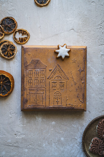 Deska ozdobna Gingerbread Check