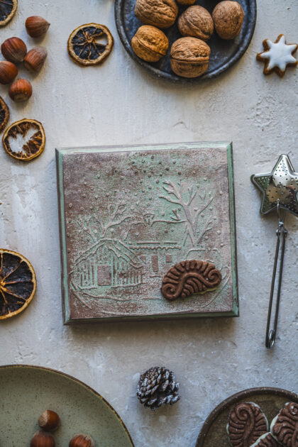 Deska ozdobna Frosted Village