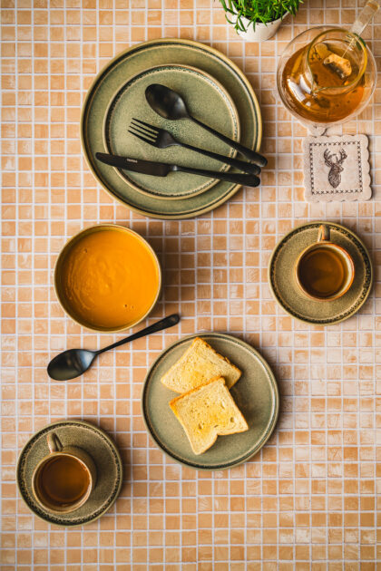 Tło Fotograficzne Beige Mosaic