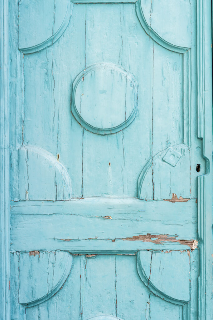 Tło Fotograficzne Bright Azure Door