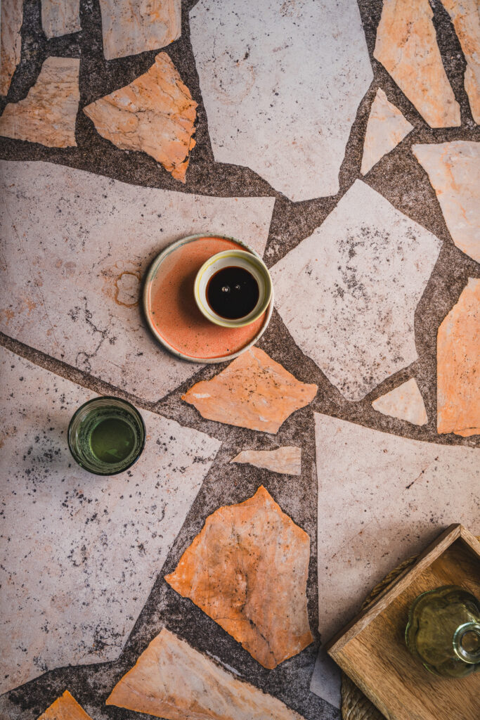 Tło Fotograficzne Stone Mosaic