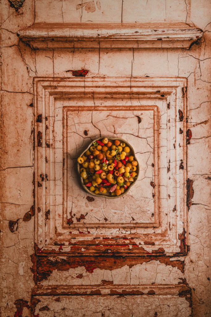 Tło Fotograficzne Vintage Peach Door