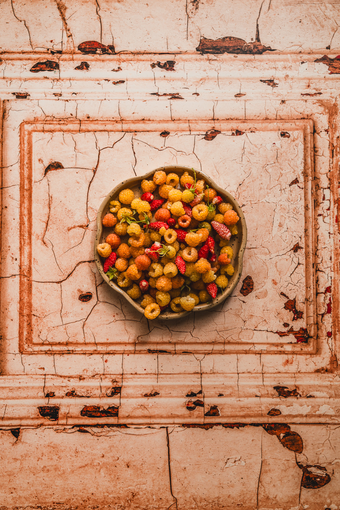 Tło Fotograficzne Vintage Peach Door